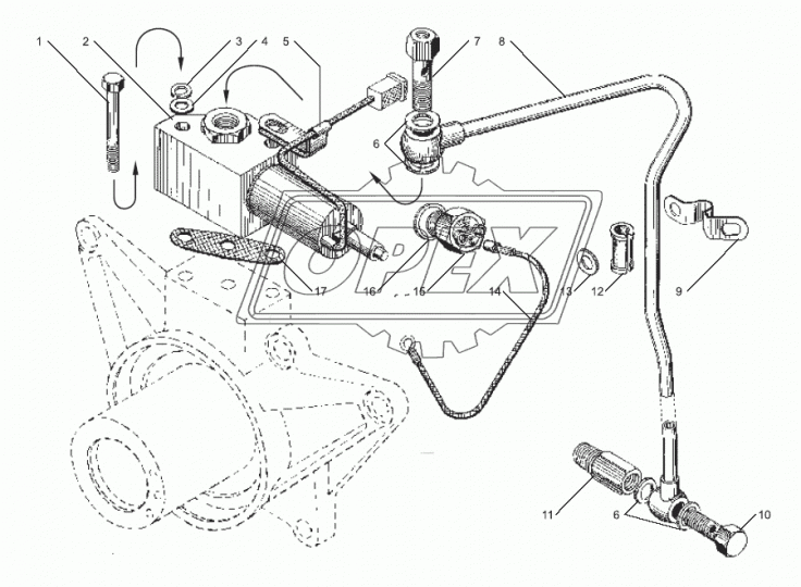 8.8515 Прокладка ромбич. 70х20; 3отв.ф10 КЭМ 32.011 (2416293) РД